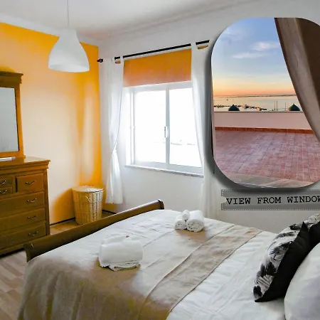 Rooftop Olhao-algarve Apartamento Com Terraco Vista Mar * Olhao
