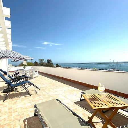 Rooftop Olhao-algarve Apartamento Com Terraco Vista Mar Olhao